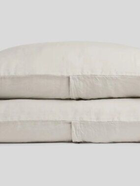6 X Parachute Linen Standard Pillowcases (Bone)